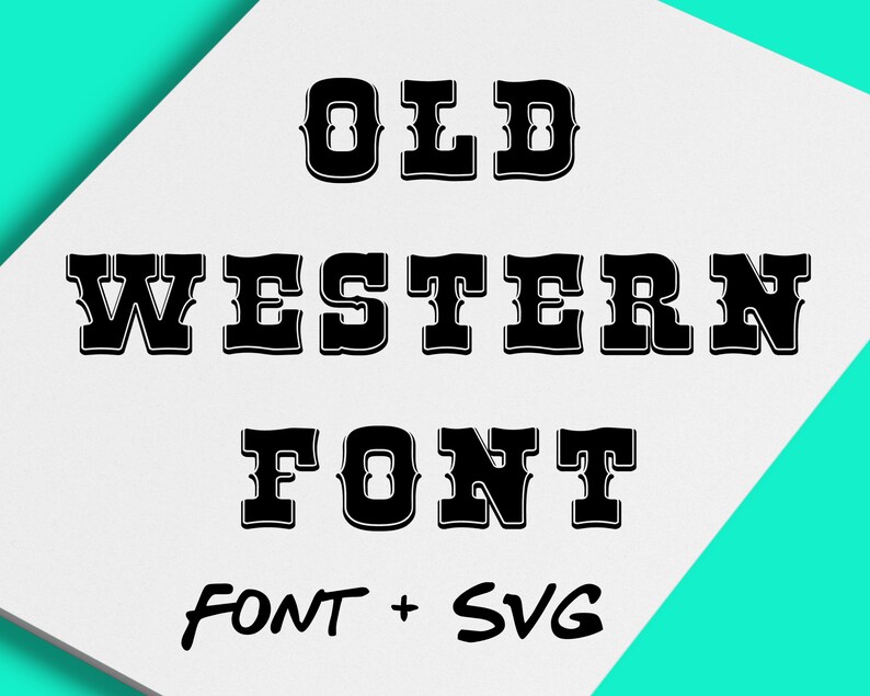Download Unique Font Digital Clipart Western Svg Font Old Western Font Cowboy Font Silhouette Western Birthday Party Instant Download Clip Art Art Collectibles Jewellerymilad Com