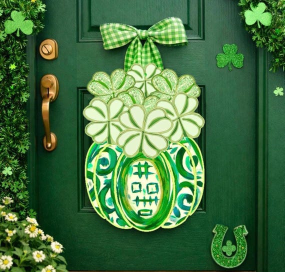 LARGE Door Hanger St. Patty’s Day