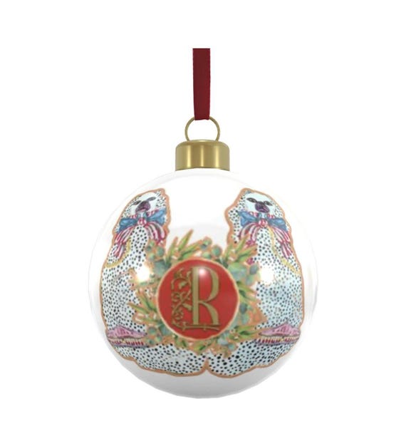 Bone China Christmas Bauble: Personalized Holiday Ornament