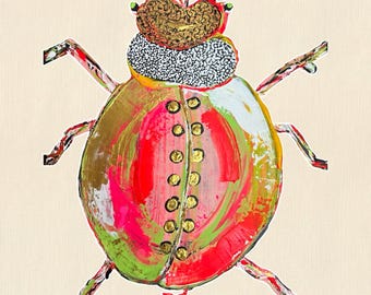 Set of (5) 8x8 Fine Art Beetle Gallery Wall Application Prints