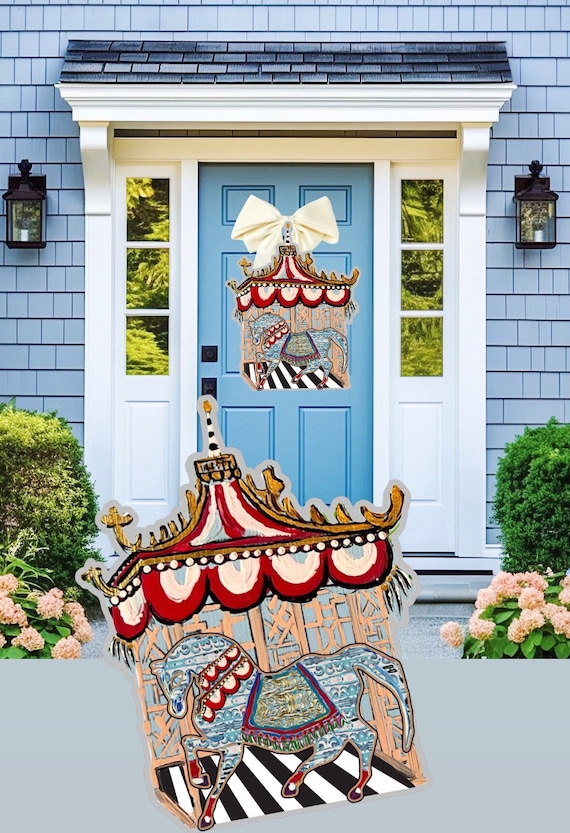 LARGE Door Hanger Derby Race Horse titled “Winner’s Circle”