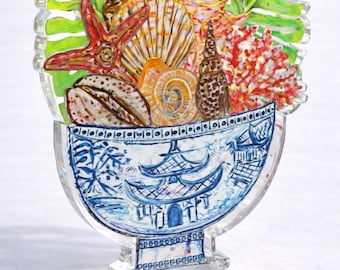 SINGLE Designer Thick Acrylic Coastal Series Cut Outs (choose one from four designs as shown)