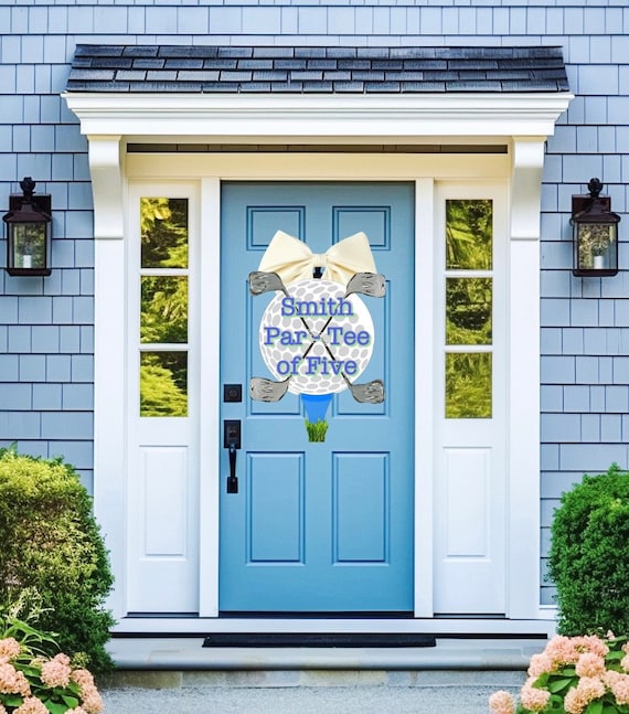 LARGE GOLF Door Hanger (personalize with either last name or “welcome”)