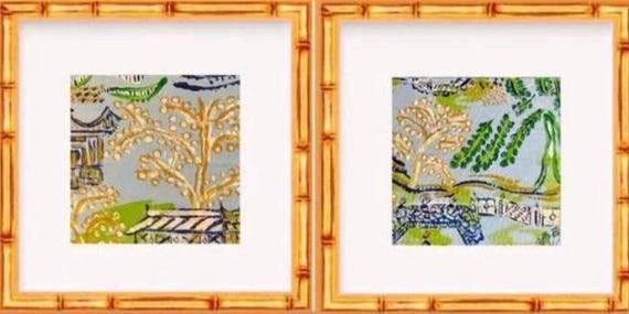 Chinois Thi Canvas Prints: Matted Fine Art Pair, 8x8 Image