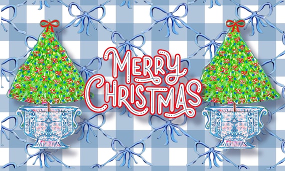 Christmas EXTRA LARGE 24x48 Outdoor Mat (three styles to choose from)