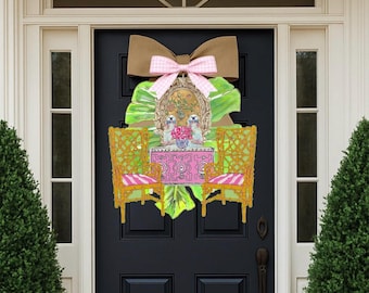 Percha para puerta de Staffordshire Bull Terrier de diseño GRANDE (no incluye lazo)