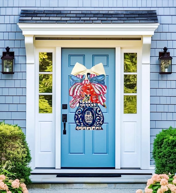 LARGE Door Hanger Florals in Vase