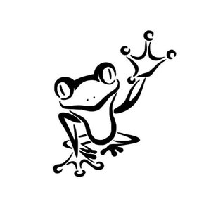 Frog Die Cut Vinyl Decal