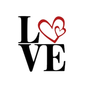 Love Squared Die Cut Vinyl Decal