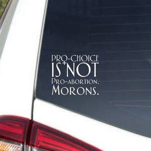 Pro Choice Die Cut Vinyl Decal