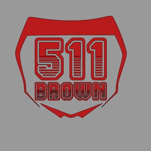 Motocross Die Cut Vinyl Decal