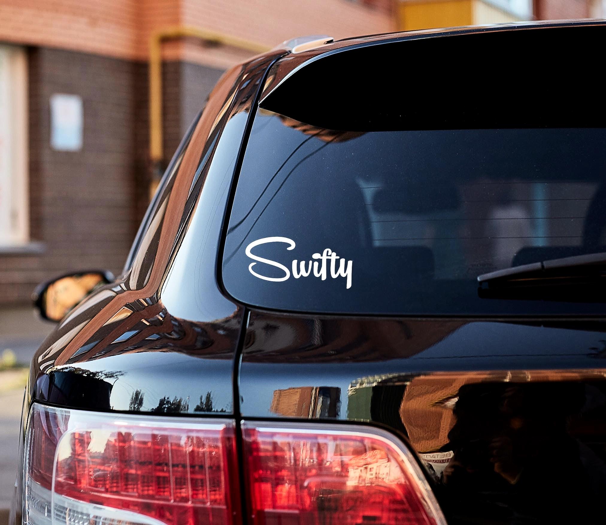 Swifty Sticker Swifty Car Decal | Taylor Fan Sticker | Vinyl Window Decal for Car ...