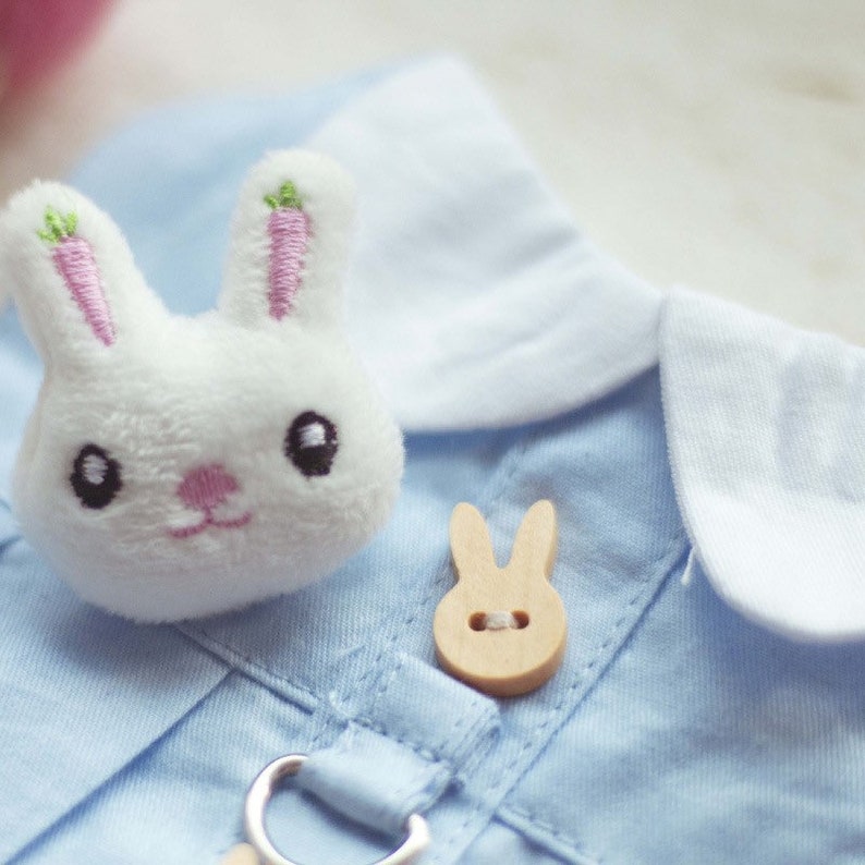 Bunny Dress Harness for Rabbit Small Pet Rabbit Clothes Rabbit Etsy