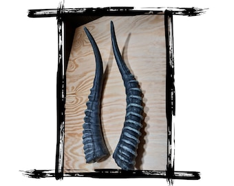 Springbok horns | LARP, cosplay, film | PUR foam prop