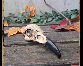 Skull Raven Foam Prop for LARP, Cosplay & Film | DIY Customizable