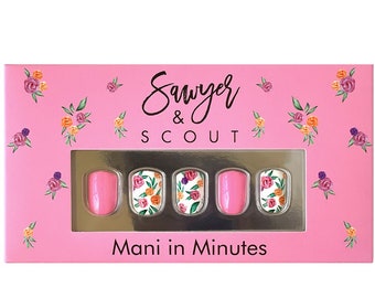 24 pcs What's Up Buttercup Press On Nails |Short Square Press On Nails| Short Nail| Nail Press On Short| Glue On Nails| Fake Nails