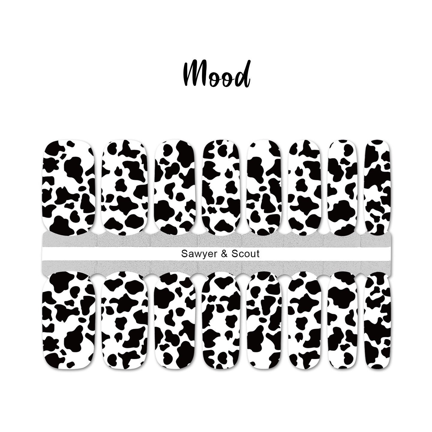 Mood Nail Wraps 100 Nail Polish Stickers Nail Strips Etsy