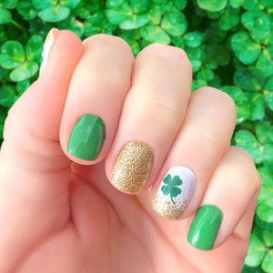 Shake Your Shamrock Nail Wraps 100% Nail Polish Stickers Nail Strips