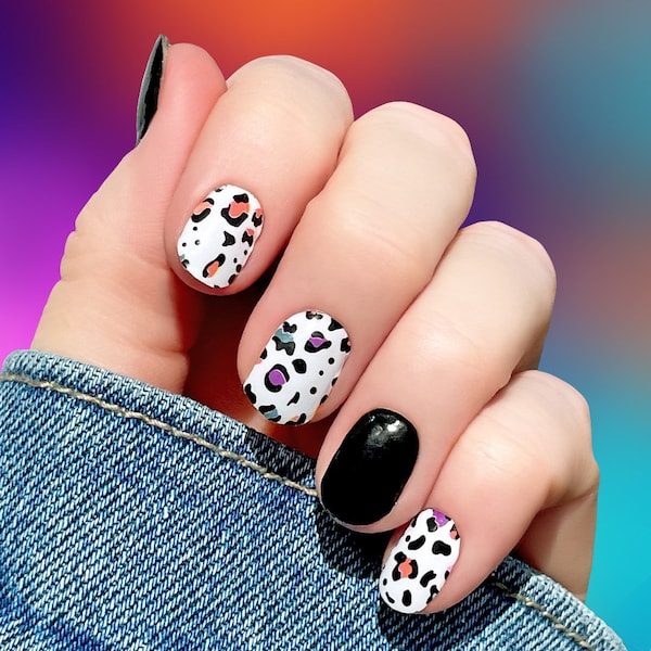 Wild One Nail Wraps 100% Nail Polish Stickers Nail Strips