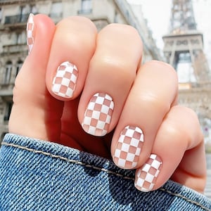 Checked Out Nail Wraps 100% Nail Polish Stickers Nail Strips