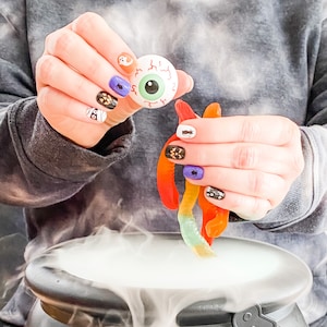 Haunted Halloween Nail Wraps 100% Nail Polish Stickers Nail Strips