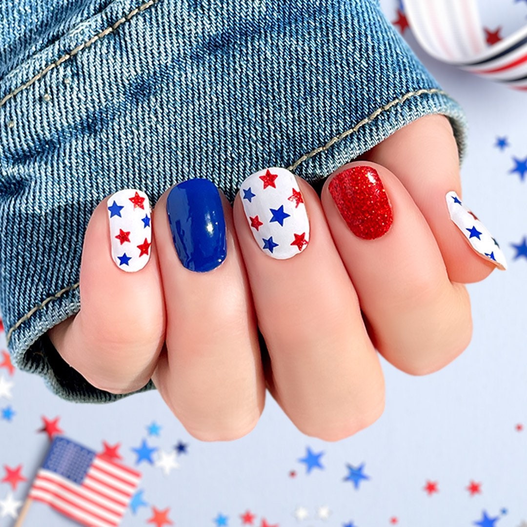 Fourth of July Nails - Etsy Fourth of July Nails - Etsy