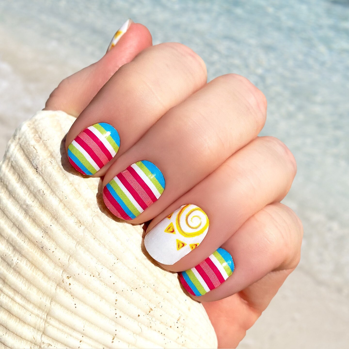Here Comes the Sun Nail Wraps 100% Nail Polish Stickers Nail Strips