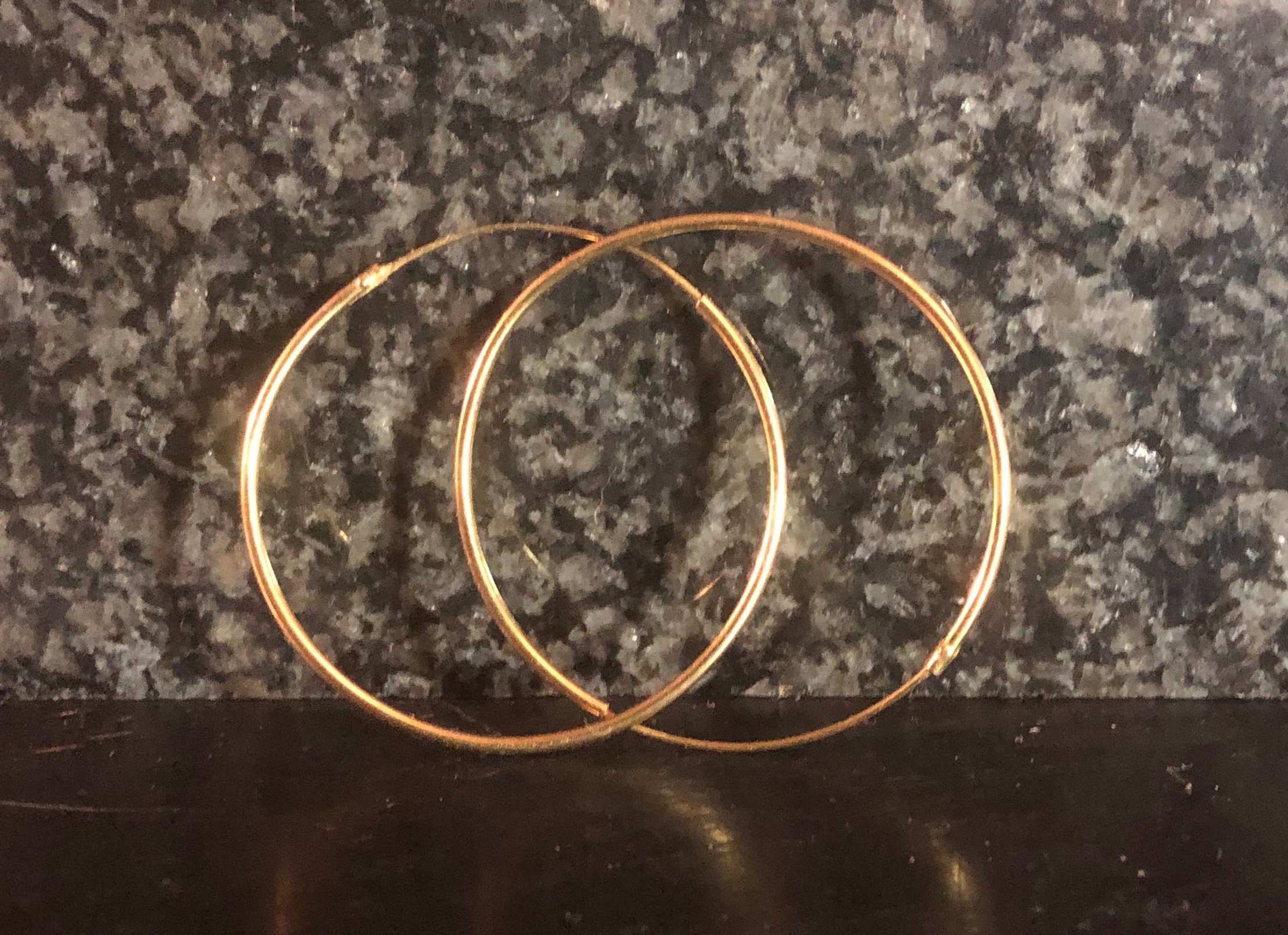 Large brass hoop Clearance