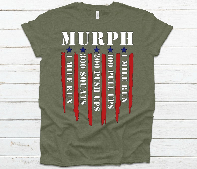 Murph Shirt Workout Shirt MURPH WOD Shirt Hero Workout Etsy