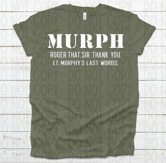 Murph Shirt Workout Shirt MURPH WOD Shirt Hero Workout - Etsy