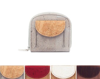 Cute cork wallet for women | Small vegan purse - Eco-friendly