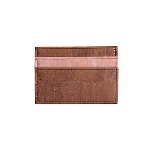 Tarjetero de corcho para mujer / Monedero fino - Vegano y ecológico