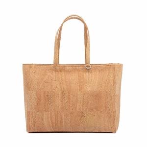 Bolso de corcho / Bolso de hombro de cuero vegano para mujer - Sostenible y ecológico