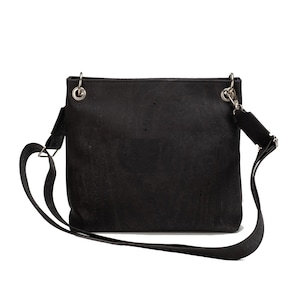 Vegan cork leather cross body bag / Shoulder bag - Eco-friendly gifts