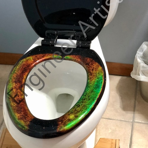 Galactic Mood Ring Toilet Seat DIY PDF Etsy