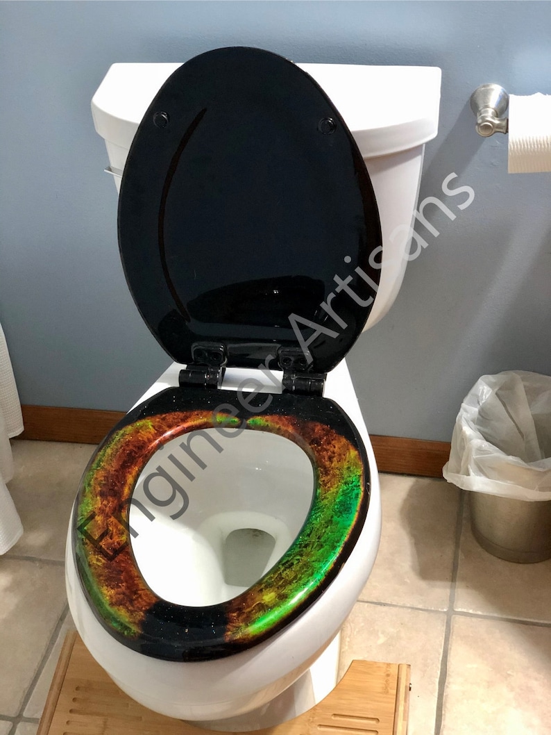 Galactic Mood Ring Toilet Seat DIY PDF Etsy