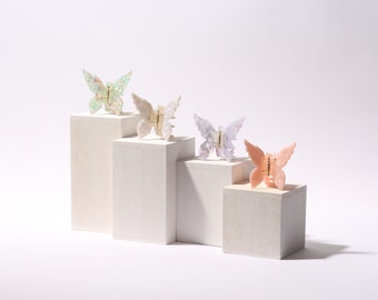 Pinza para el cabello con forma de mariposa, accesorio para moño francés