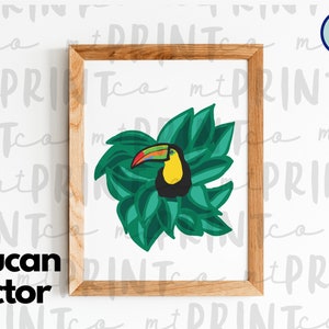Toucan Embroidery, Colorful Toucan PNG, Toucan, Tropical Clip Art, Sublimation Transfer, Instant Download, PNG, Design, Bird, Printable,