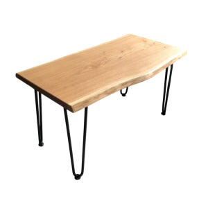 kiuub Coffee Table Oak | Hairpin Legs | Black | Various Sizes image 2