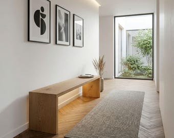 kiuub Massivholz Sitzbank aus Eiche |  Handgefertigt