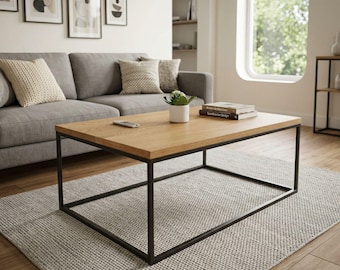 kiuub Coffee table Oak Black
