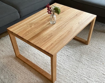 kiuub Coffee table oak / solid wood / in various sizes