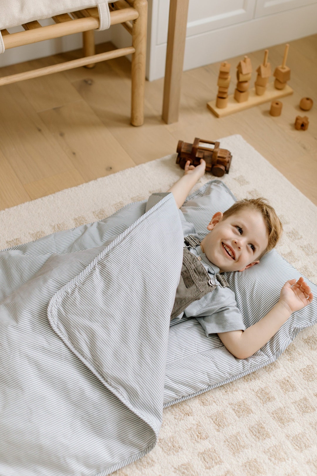 Custom Toddler Boys Sleeping Bag, Nap Mat For Daycare