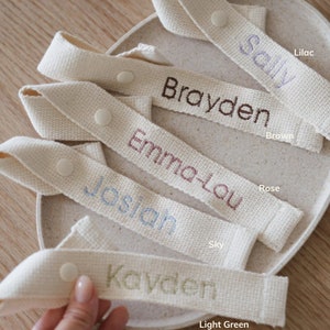 Personalized Name Tag, Ribbon Type, Custom Key chain, Bag Name Tag, Bag Accessory, Gift idea, Personalized Gift, ID Tag, Lunchbox, School