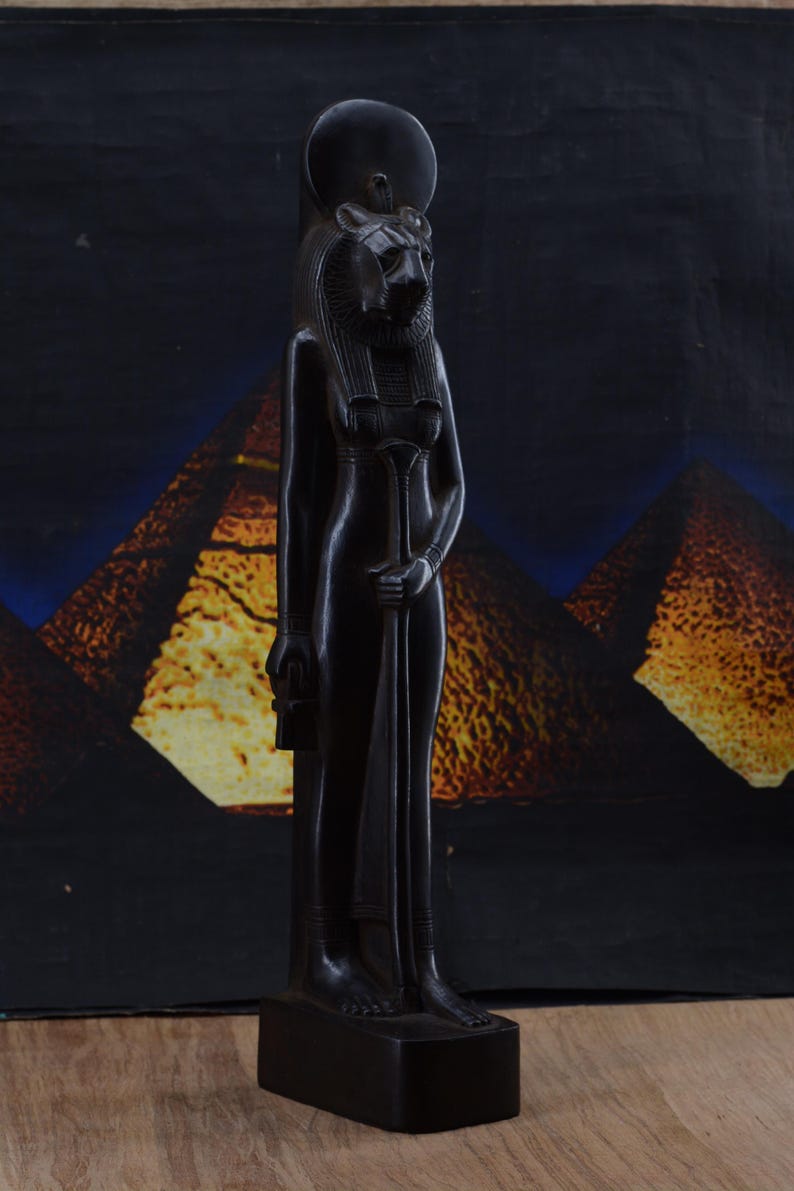 Sekhmet Statue Egyptian Goddess of War & Healing, Divine Energy ...