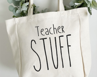 Teacher Stuff Bag | Bag For Teaching Supplies | Principal Gift