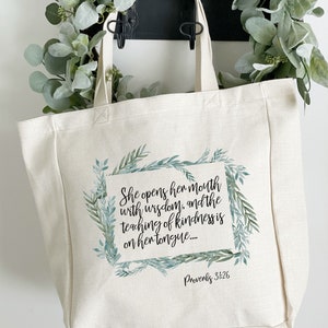 Teacher Wisdom Bag | Teacher Supplies Bag | Gift For Teacher | Teacher Tote Bag