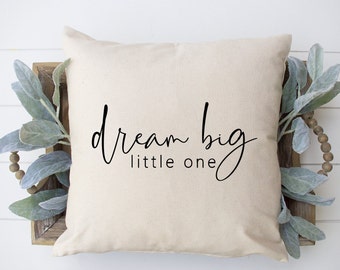 Dream Big Pillow Etsy