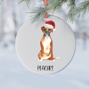 Boxer Ornament | Puppy Ornament | Animal Lover Gift