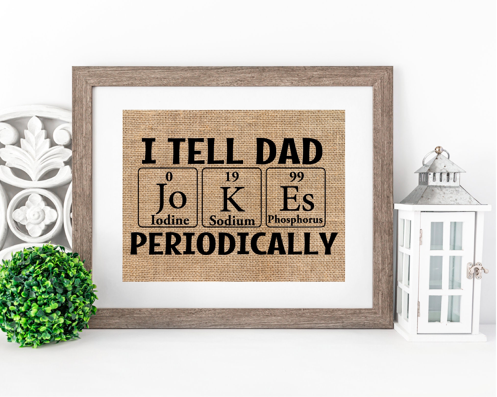 Dad Jokes Sign Perfect Gift For Fathers Day Man Cave Sign Etsy